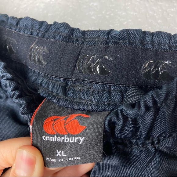 Canterbury Mens Rugby Shorts XL Advantage Black Sports Drawstring Waist - Picture 13 of 15